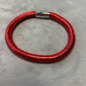 Brighton Red leather bracelet